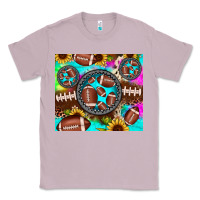 Lilac football tie dye gemstone sunflower Classic Tee - JahusDesignShop