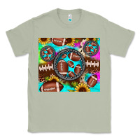 Matcha football tie dye gemstone sunflower Classic Tee - JahusDesignShop