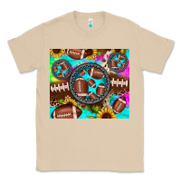 Mushroom football tie dye gemstone sunflower Classic Tee - JahusDesignShop
