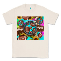 Natural football tie dye gemstone sunflower Classic Tee - JahusDesignShop