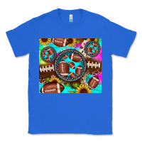 True Royal football tie dye gemstone sunflower Classic Tee - JahusDesignShop