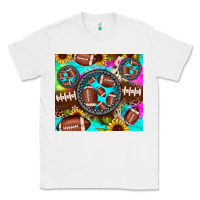 White football tie dye gemstone sunflower Classic Tee - JahusDesignShop