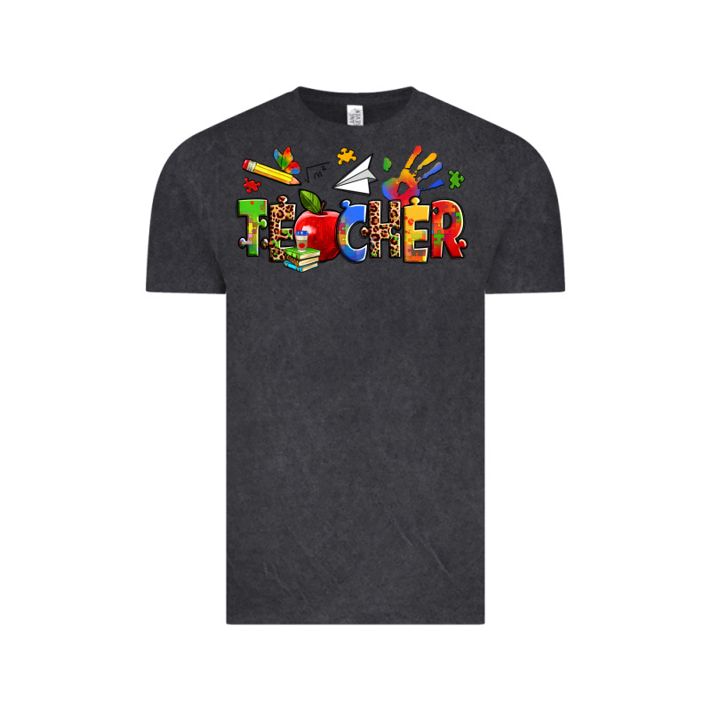 Autism Teacher Vintage Tee by Zillion Design Studio | Teevron