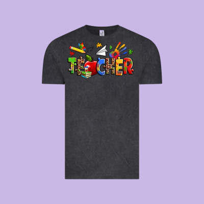 Autism Teacher Vintage Tee Designed By Zillion Design Studio