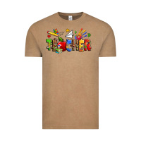 Vintage Coffee autism teacher Vintage Tee - Zillion Design Studio