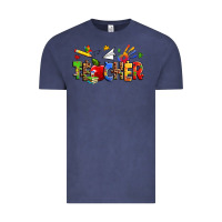 Vintage Denim autism teacher Vintage Tee - Zillion Design Studio