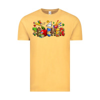Vintage Mustard autism teacher Vintage Tee - Zillion Design Studio