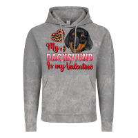 Cloud Rock my dachshund is my valentine Vintage Hoodie - RanaPortraitStore