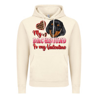 Vintage Artic my dachshund is my valentine Vintage Hoodie - RanaPortraitStore