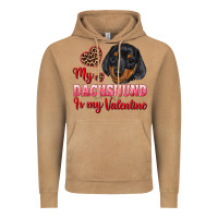 Vintage Camel my dachshund is my valentine Vintage Hoodie - RanaPortraitStore