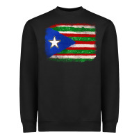 Mexico And Puerto Rico Flag Heavyweight Sweatshirt | Teevron