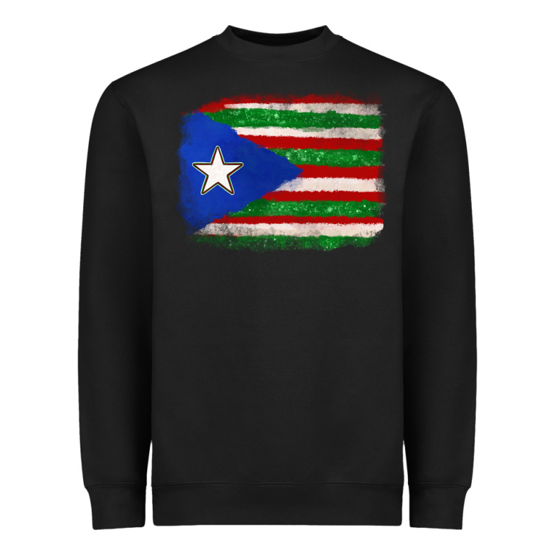 Mexico And Puerto Rico Flag Heavyweight Sweatshirt by texasbilliewilder | Teevron