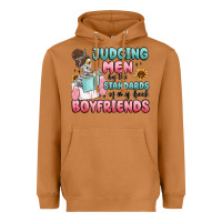 Meerkat judging men by the standards of my book boyfriends Heavyweight Hoodie - MaliasSmallBusiness
