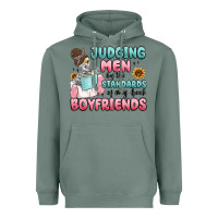 Sage judging men by the standards of my book boyfriends Heavyweight Hoodie - MaliasSmallBusiness