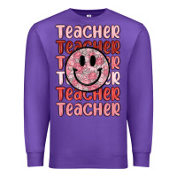 Purple teacher Premium Sweatshirt - MaliasSmallBusiness