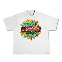 Lunar Rock what a great day to be alive Urban Heavy Tee - HRA Design Shop