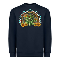 Navy western rainbow with cactus Heavyweight Sweatshirt - RanaPortraitStore