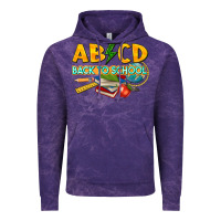 Cloud Purple abcd back to school Vintage Hoodie - texasbilliewilder