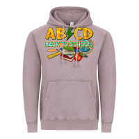 Vintage Zinc abcd back to school Vintage Hoodie - texasbilliewilder