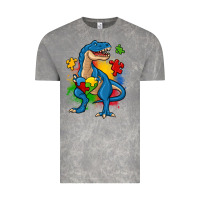 Cloud Rock autism trex Vintage Tee - Zillion Design Studio