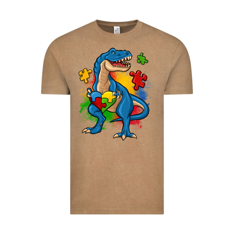 Autism Trex Vintage Tee by Zillion Design Studio | Teevron