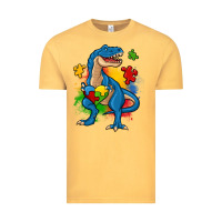 Vintage Mustard autism trex Vintage Tee - Zillion Design Studio