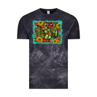 Cloud Black cactus christmas Vintage Tee - BarkalooDesign
