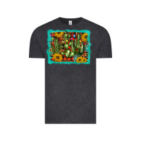 Vintage Black cactus christmas Vintage Tee - BarkalooDesign