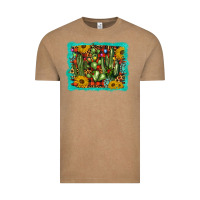 Vintage Coffee cactus christmas Vintage Tee - BarkalooDesign