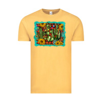 Vintage Mustard cactus christmas Vintage Tee - BarkalooDesign