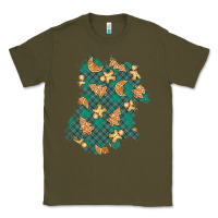 Army Green christmas gingerbread cookies patch Classic Tee - BundleAndBundleShop