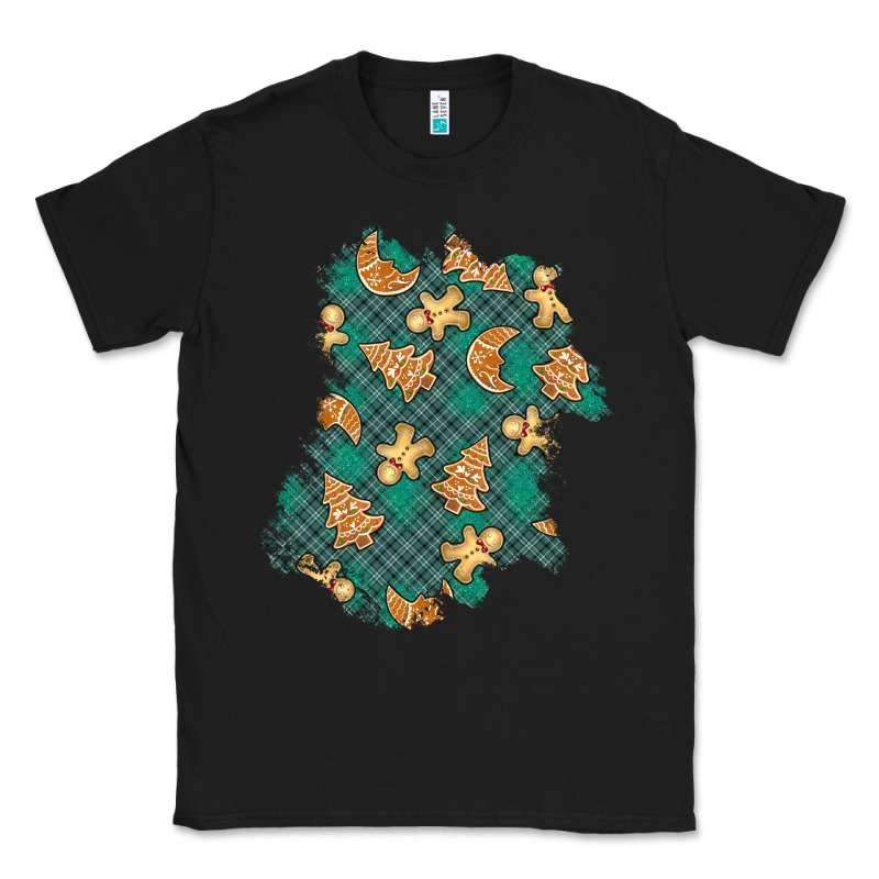Christmas Gingerbread Cookies Patch Classic Tee by BundleAndBundleShop | Teevron