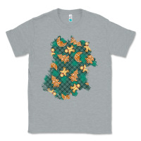 Heather Grey christmas gingerbread cookies patch Classic Tee - BundleAndBundleShop