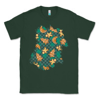 Sports Green christmas gingerbread cookies patch Classic Tee - BundleAndBundleShop