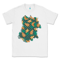 White christmas gingerbread cookies patch Classic Tee - BundleAndBundleShop
