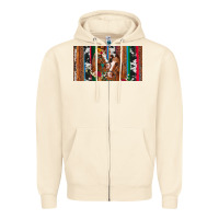 Sandshell western horses gemstone horse cowhide leopard floral background licens Zipper Hoodie - Artiststas