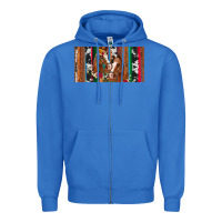 True Royal western horses gemstone horse cowhide leopard floral background licens Zipper Hoodie - Artiststas
