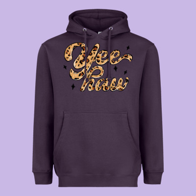 Yeehaw Heavyweight Hoodie Designed By Maliassmallbusiness