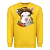 Lemon cute baby lamb thanksgiving nancy Premium Sweatshirt - NancyCooperArtShop