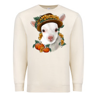 Sandshell cute baby lamb thanksgiving nancy Premium Sweatshirt - NancyCooperArtShop