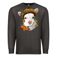 Smoke cute baby lamb thanksgiving nancy Premium Sweatshirt - NancyCooperArtShop