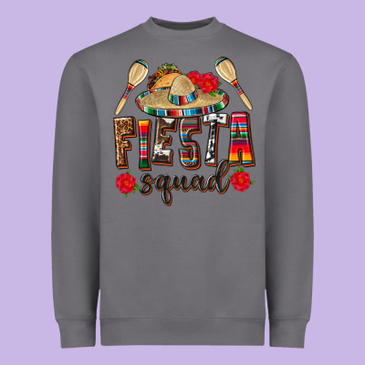 Mexico Fiesta Squad Heavyweight Sweatshirt Designed By Texasbilliewilder