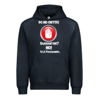 Navy I'm Not In Quarantine I'm A Programmer Urban Hoodie - Bettercallsaul