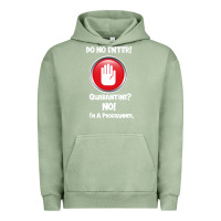 Pigment Oil Green I'm Not In Quarantine I'm A Programmer Urban Hoodie - Bettercallsaul