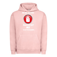 Pigment Salmon I'm Not In Quarantine I'm A Programmer Urban Hoodie - Bettercallsaul