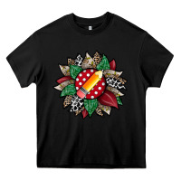 Black teacher sunflower Heavy Core Tee - RacoonDesign