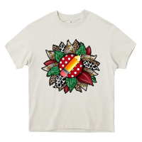Cream teacher sunflower Heavy Core Tee - RacoonDesign