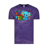 Cloud Purple be kind autism elephant Vintage Tee - Zillion Design Studio