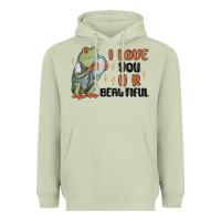 Matcha i love you u r beautiful frog Heavyweight Hoodie - MaliasSmallBusiness