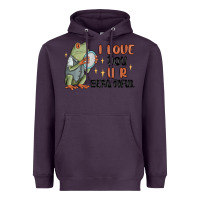 Plum i love you u r beautiful frog Heavyweight Hoodie - MaliasSmallBusiness